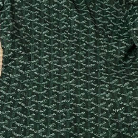 Green Double-Breasted Blazer with Pattern - Picture 6 of 9